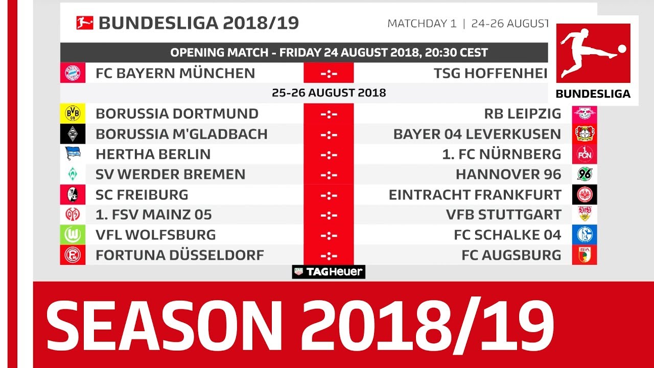 Bundesliga start!